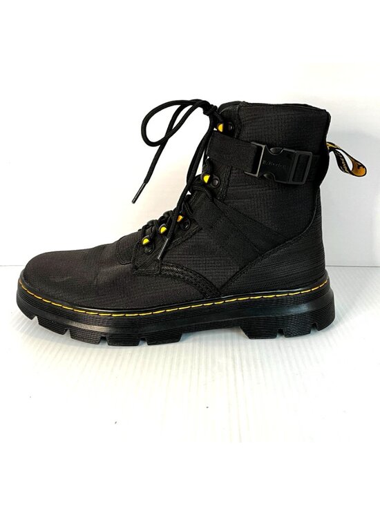 Dr.Martens COMBS TECH II Mens 10 Womens 11 Combat Boots Black Yellow 27800001 main image 8